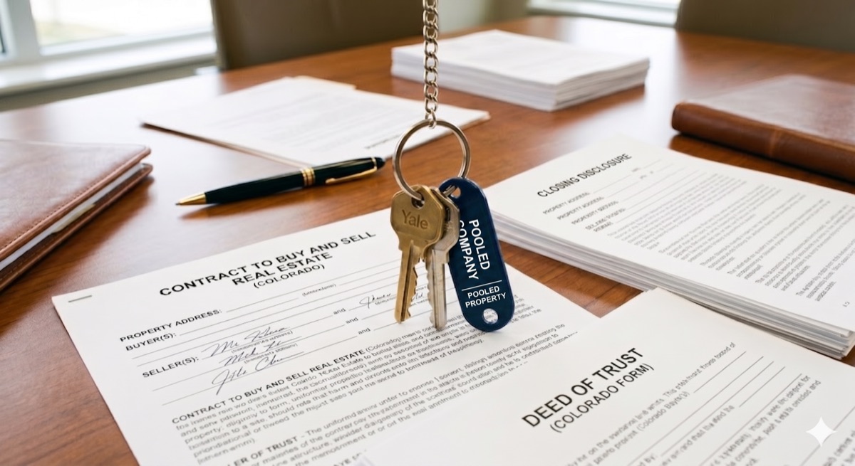 Pooled-branded keys on Colorado real estate contracts